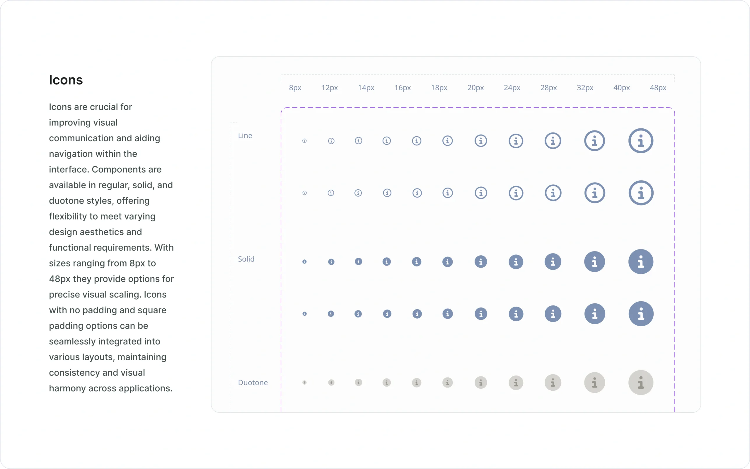 Image displaying icons in UI kit